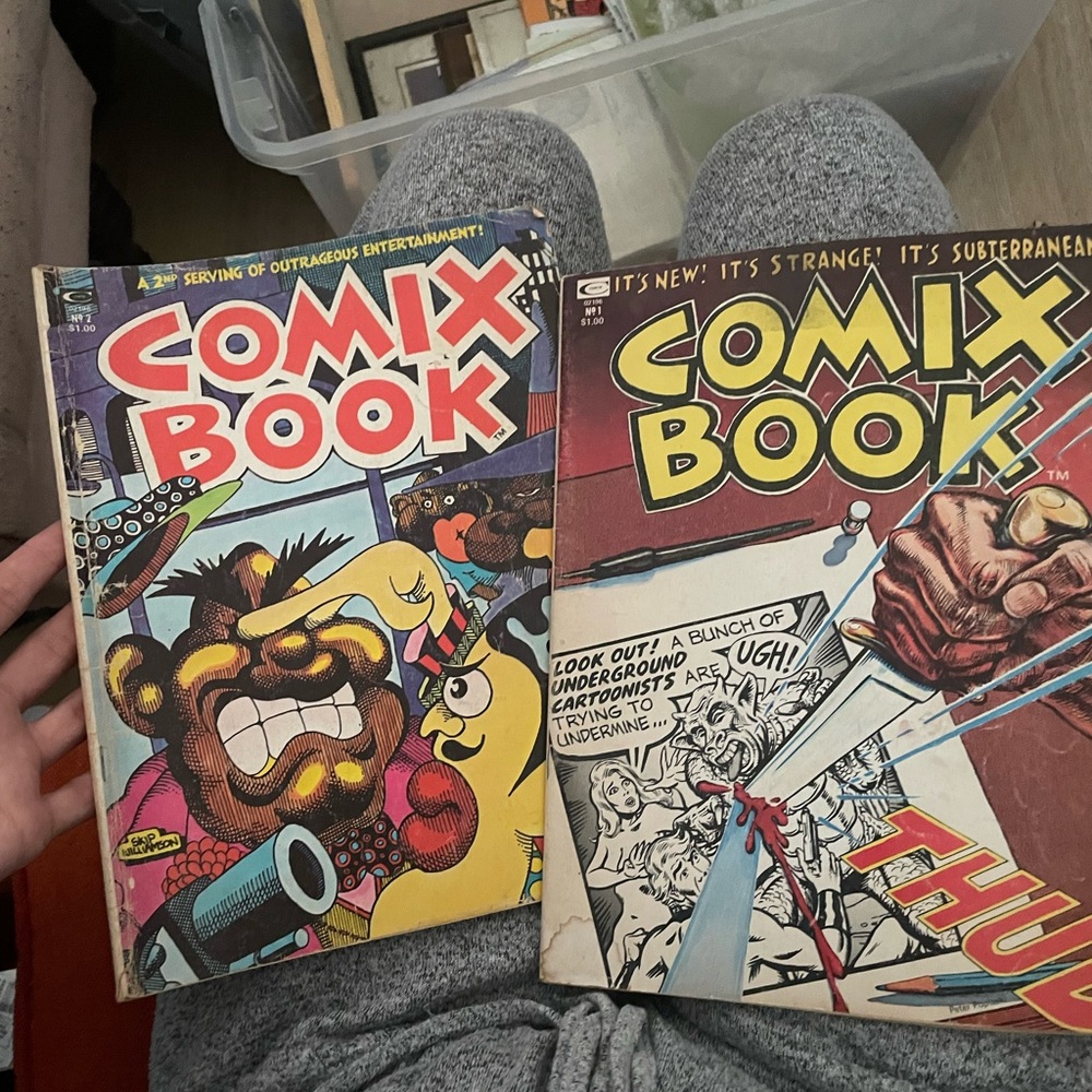 Vintage Comix Book Duo